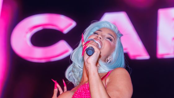 Cardi B performing live onstage at Pacha NYC in New York City