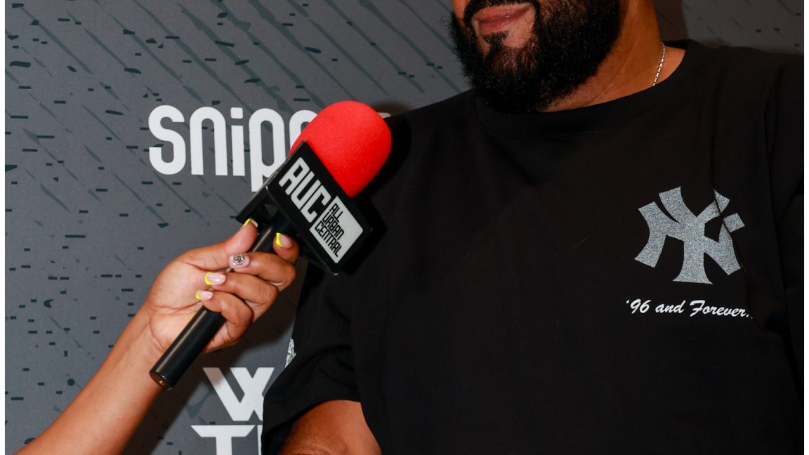 DJ Khaled at the SNIPES Pull Up Fresh campaign in Spanish Harlem
